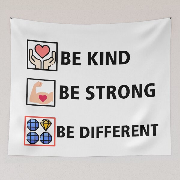 Item preview,  Be kind be strong be different  designed and sold by Designhub14.