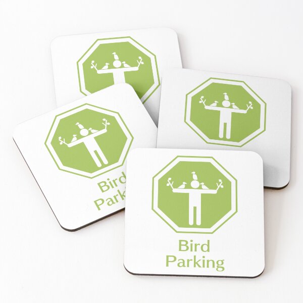 Item preview, 'Bird Parking' Funny sign designed and sold by Nautilum.