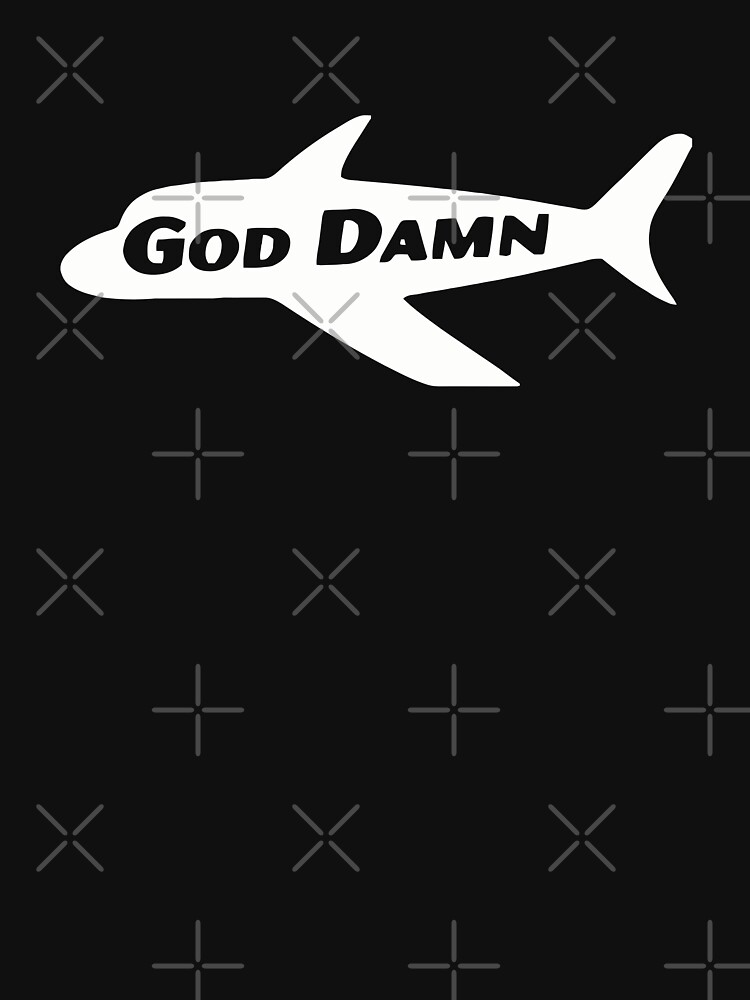 Printify God Damn Jets | Unisex Short Sleeve Tee Ash / S