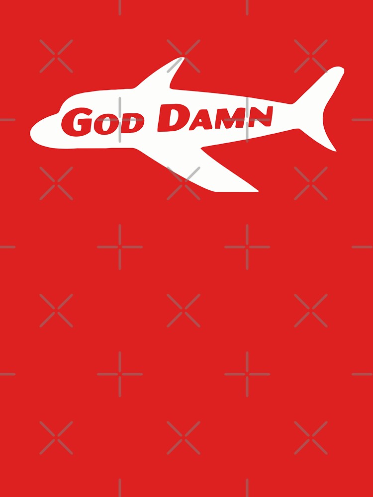 Printify God Damn Jets | Unisex Short Sleeve Tee Evergreen / XL