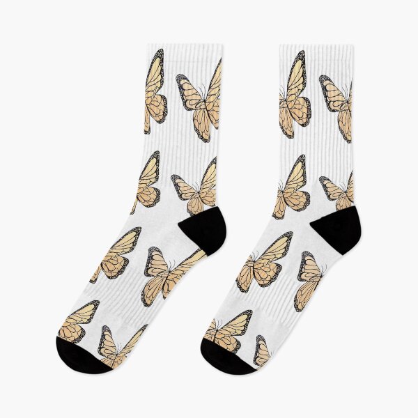 Item preview, monarch pastel orange butterfly designed and sold by NancyArtDesigns.