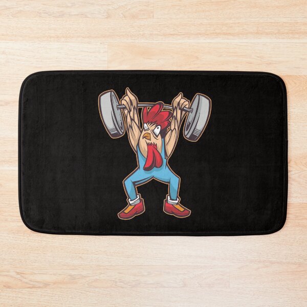 Item preview, Chicken weightlifter designed and sold by DerSenat.