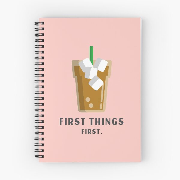 Item preview, Iced Coffee Latte, "First Things First" designed and sold by tepalistings.
