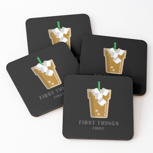 Item preview, Iced Coffee Latte, "First Things First" designed and sold by tepalistings.