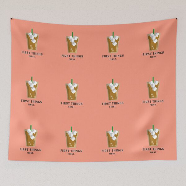 Item preview, Iced Coffee Latte, "First Things First" designed and sold by tepalistings.