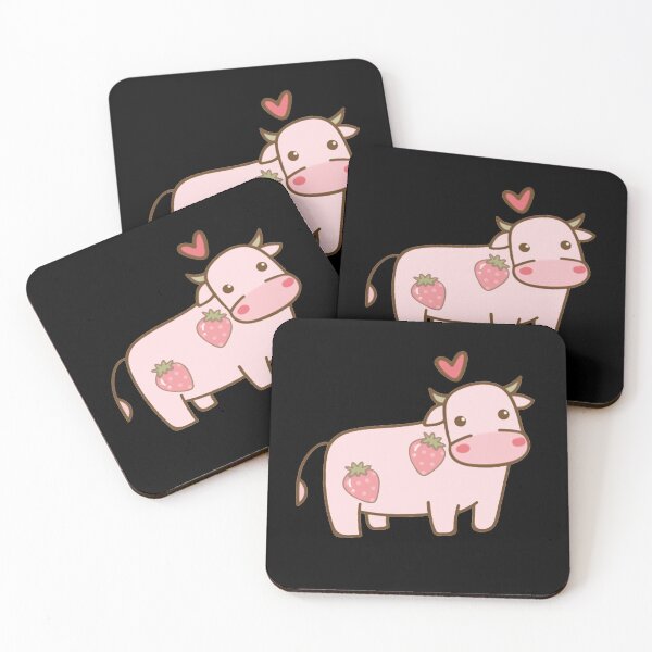 Item preview, Pink Strawberry Cow designed and sold by Gemmazzurra.