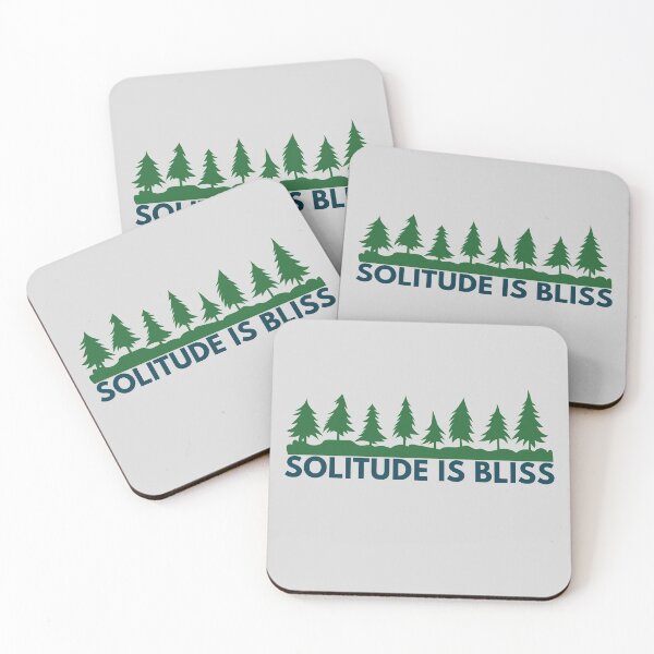 Item preview, Solitude Is Bliss 2.0: Light Gray Selection designed and sold by Intuitive Engines Apparel Co..