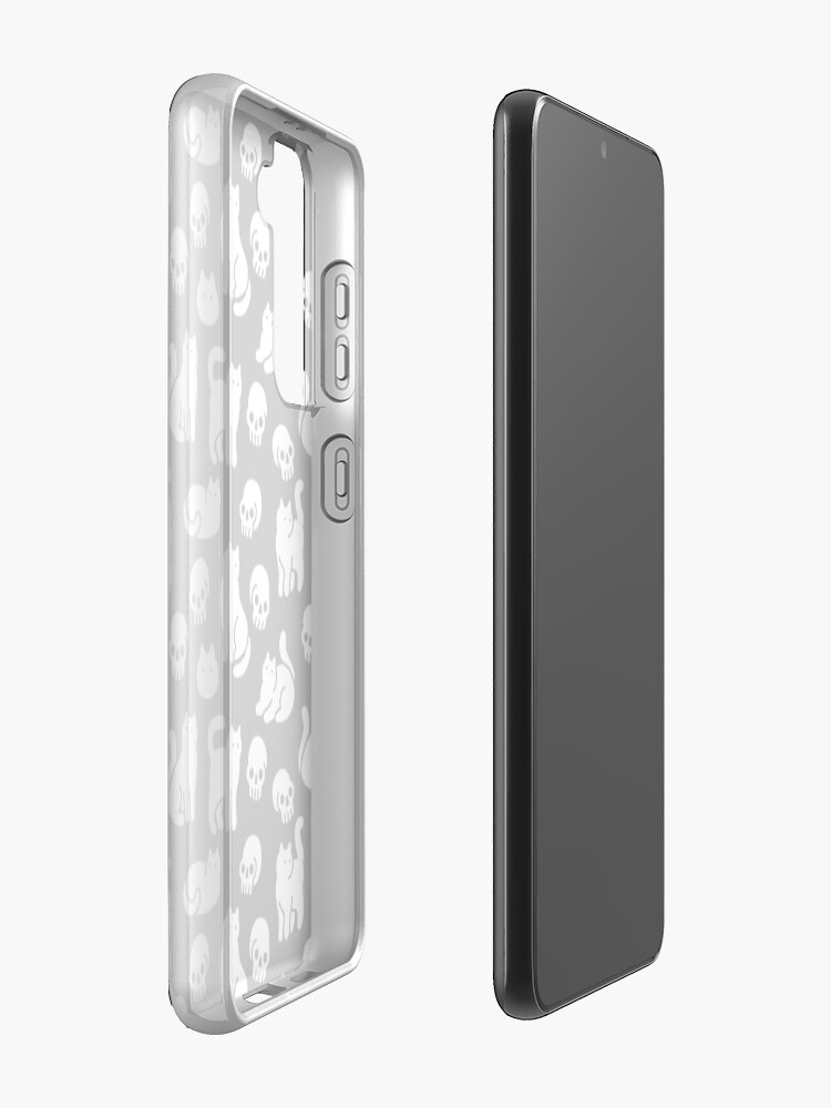 Alternate view of Cats and Skulls Pattern Case & Skin for Samsung Galaxy