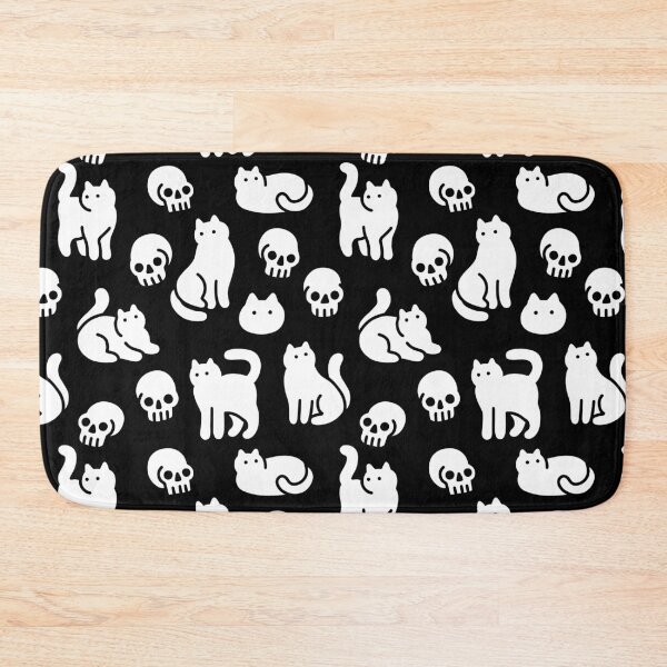 Item preview, Cats and Skulls Pattern designed and sold by obinsun.