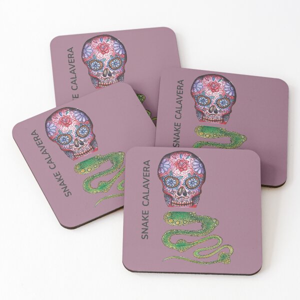 Item preview, SNAKE CALAVERA by FrankenDuo muddy velvet designed and sold by FrankenDuo.