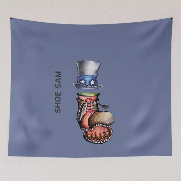 Item preview, SHOE SAM by FrankenDuo kashmir blue designed and sold by FrankenDuo.