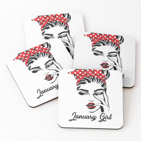 Item preview, January Girl Face Eyes Lady Face Birthday designed and sold by Cecil-Blackwell.