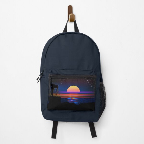Item preview, Photographer with camera silhouette on a night background. designed and sold by Kajaniko.