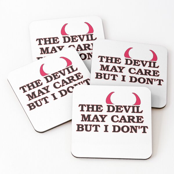 Item preview, The devil may care but I don't designed and sold by bubbleboy171.