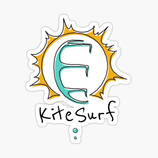 Item preview, Kitesurfing sunny design, print designed and sold by Nick Shevchenko.