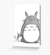 Totoro Greeting Card