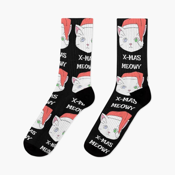 Artikelvorschau, Niedliche Weihnachtsniedkatze mit Weihnachtsmütze entworfen und verkauft von Apoorv Choudhary.