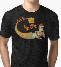Flower Devi Green Goddess Tri-blend T-Shirt