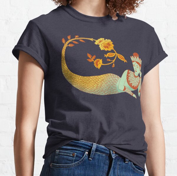 Flower Devi Green Goddess Classic T-Shirt