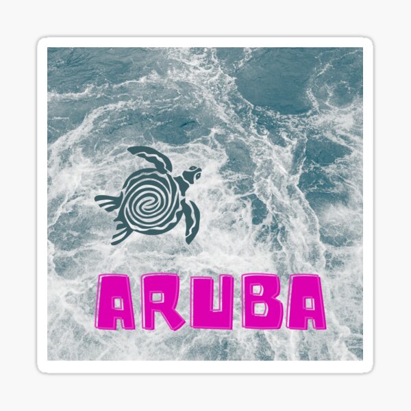 Aruba, one happy Island Sticker