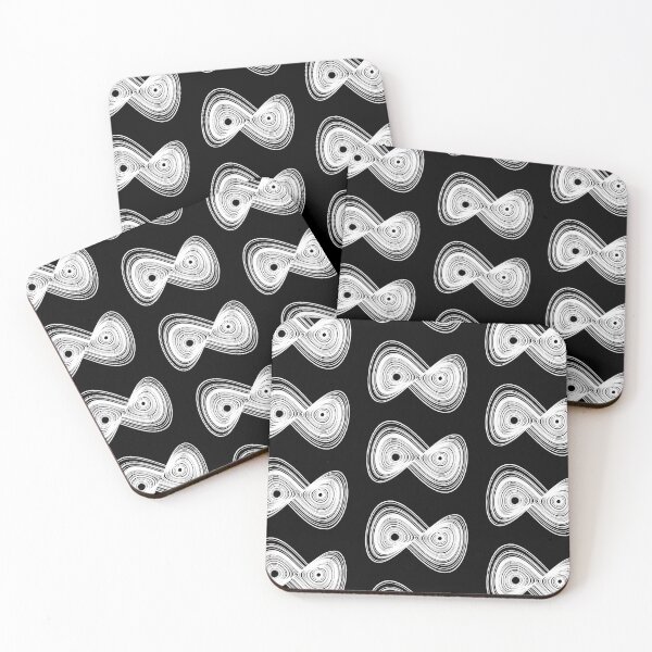 Item preview, Chaotic strange attractor design - white designed and sold by rahilvalani.