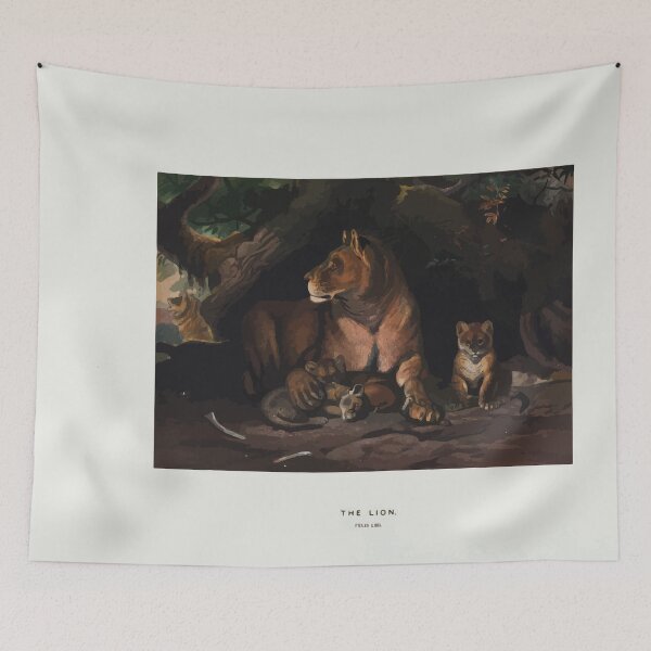 Item preview, Zoological sketches by Joseph Wolf 1861 to 1867 003 The Lion designed and sold by WetdryvacRB01.