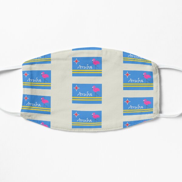 Aruba, one happy Island Flat Mask