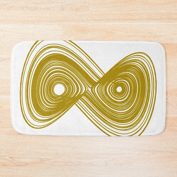 Item preview, Chaotic strange attractor design - gold designed and sold by rahilvalani.