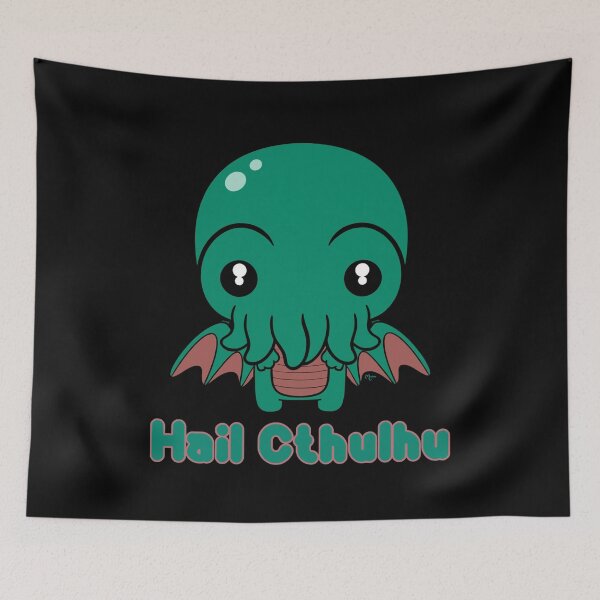 Item preview, Little Eldritch Horror Cthulhu (Hail) designed and sold by Meowlentine.