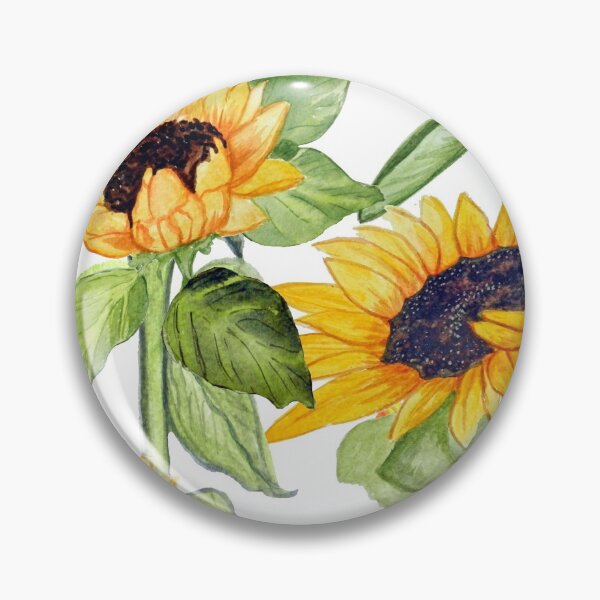 Item preview, sunflower art , watercolor designed and sold by MagentaRose.