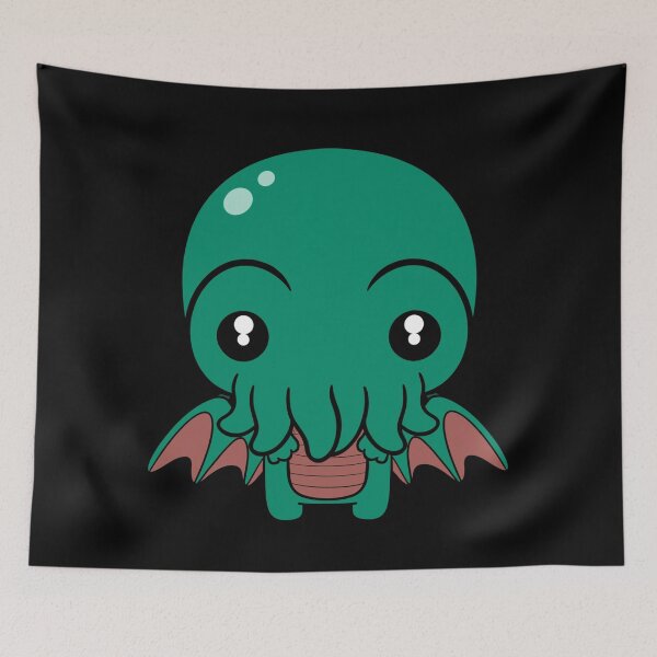 Item preview, Little Eldritch Horror Cthulhu designed and sold by Meowlentine.