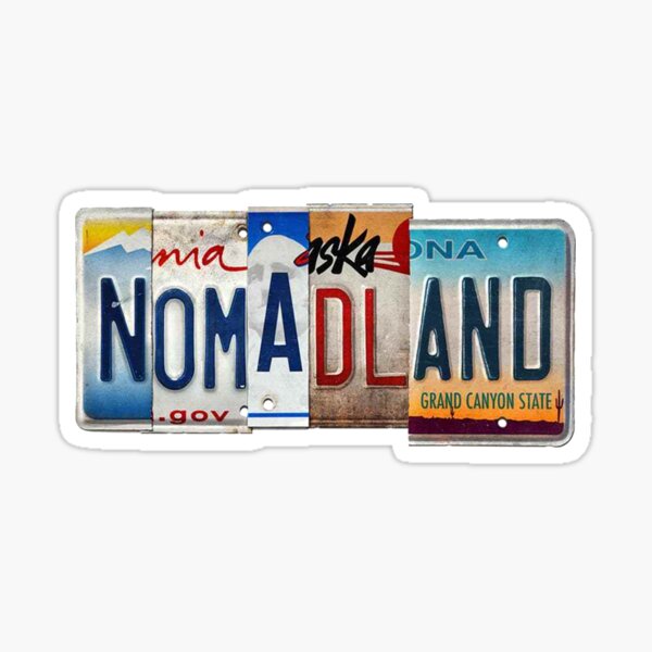 Nomadland Registration Sticker