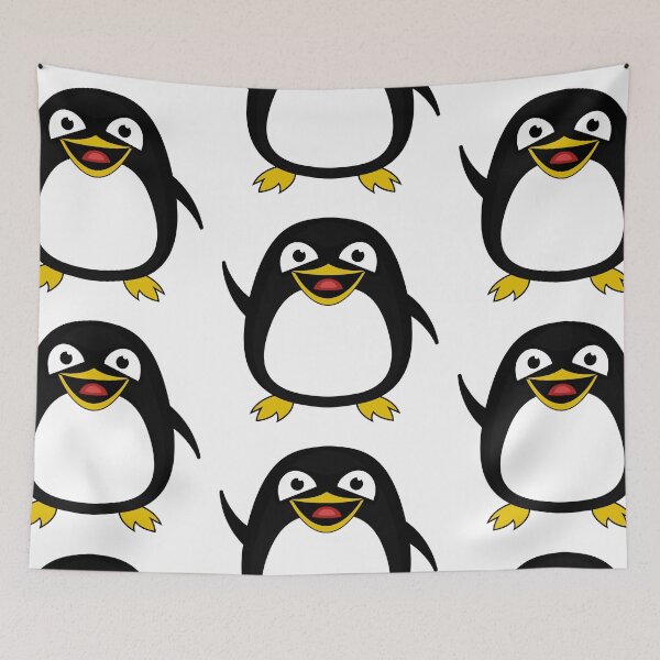 Item preview, cute penguin penguins penguin chicks bird day care school enrollment school child designed and sold by Mark Sukra.