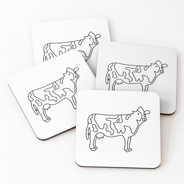 Item preview, Minimalistic Cow Outline designed and sold by Line Design.