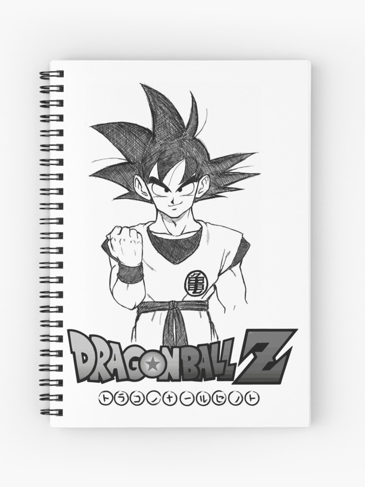 Cuaderno de espiral «Dragon ball z Goku manga» de FatNuggets | Redbubble