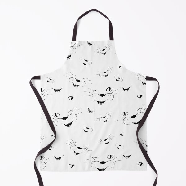 Item preview,  Black-and-white cat's grin pattern designed and sold by inga-ra.