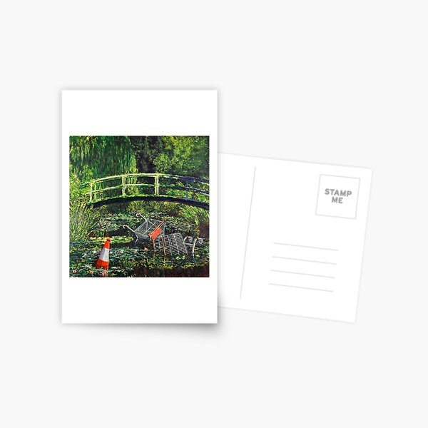 Vista previa del artículo con la obra «Muéstrame el monet», diseñado y vendido por WE-ARE-BANKSY.