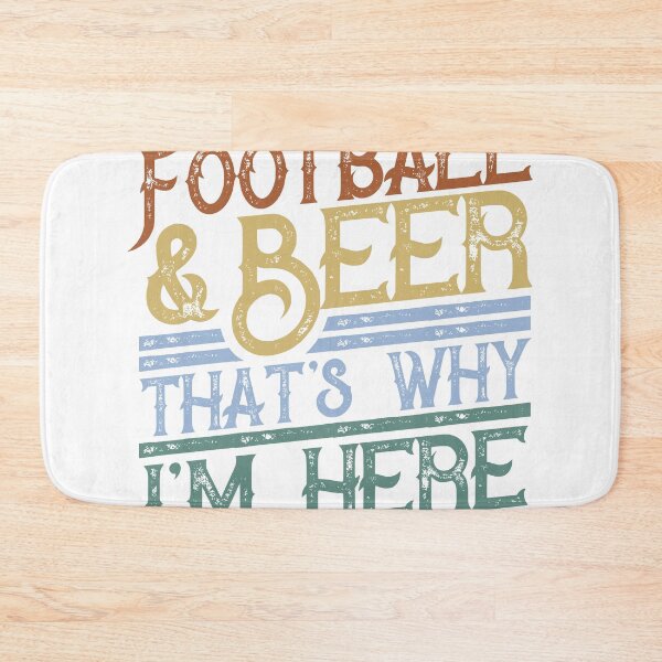 Item preview, Football and Beer That's Why I'm Here gift, Game Day gift design designed and sold by Lisbob.
