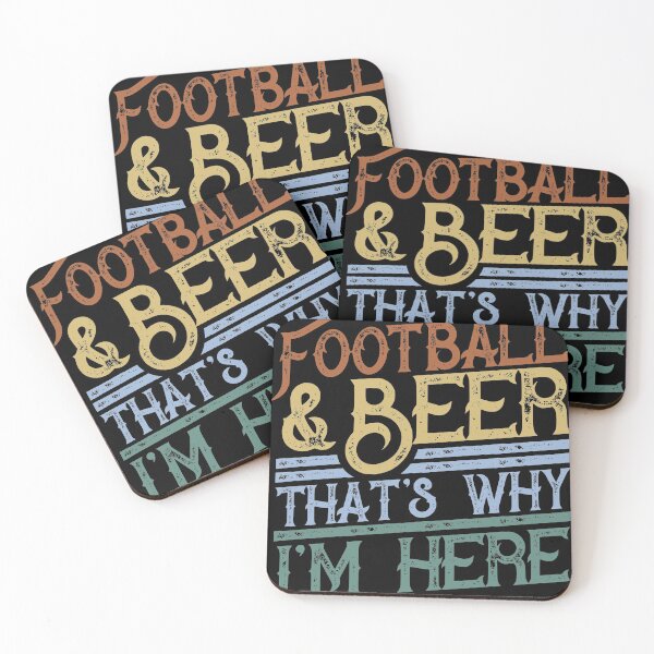 Artikelvorschau, Fußball und Bier Deshalb bin ich hier Geschenk, Game Day Geschenk Design entworfen und verkauft von Lisbob.