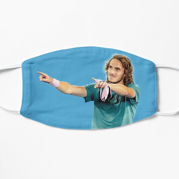 Stefanos Tsitsipas Mask By Corentin Glch92 Redbubble