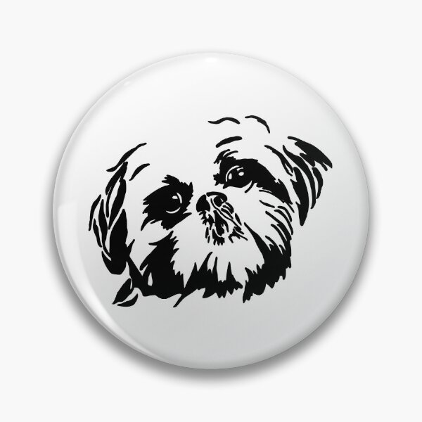 Artikelvorschau, Shih Tzu minimalistischer Hund entworfen und verkauft von Whoofster.