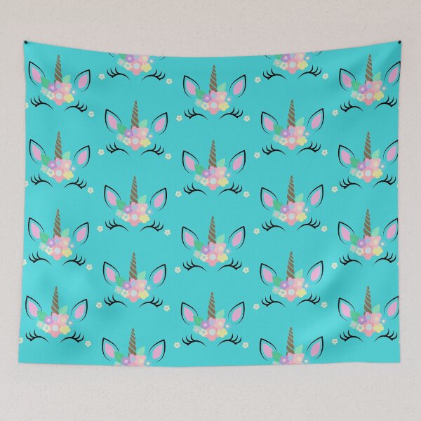 Item preview, Cute unicorn with flowers decorated. designed and sold by Orawin Nantasen.