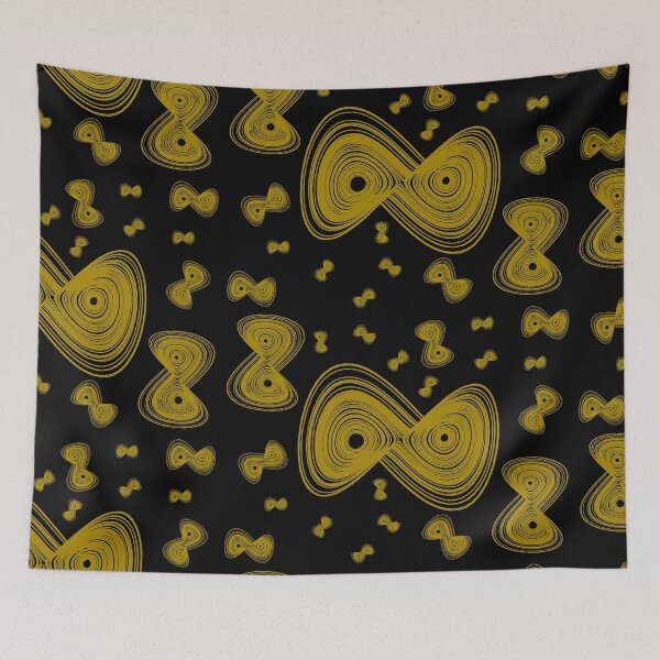 Item preview, Chaotic strange attractor design random - gold designed and sold by rahilvalani.
