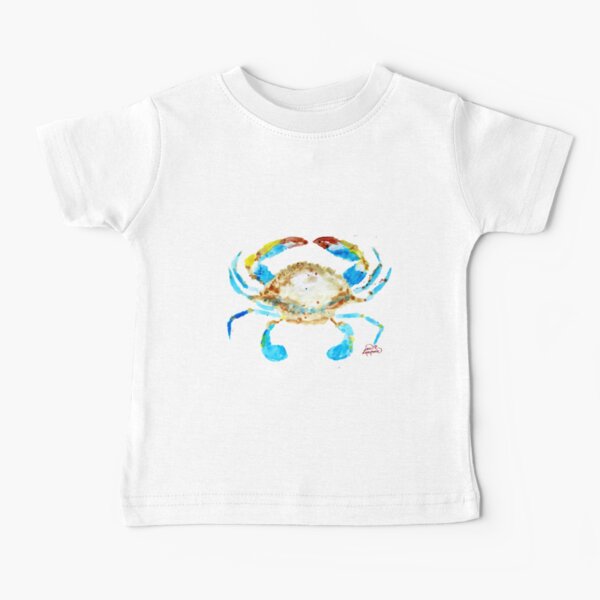 Blue Crab without splats by Jan Marvin Baby T-Shirt