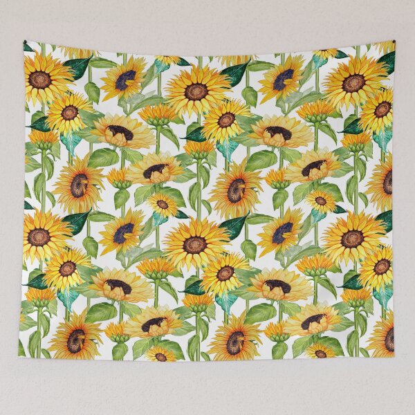 Item preview, sunflower art , watercolor designed and sold by MagentaRose.
