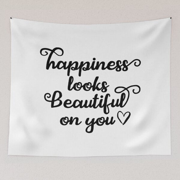 Item preview, Happiness looks beautiful on you designed and sold by shirtart shop.