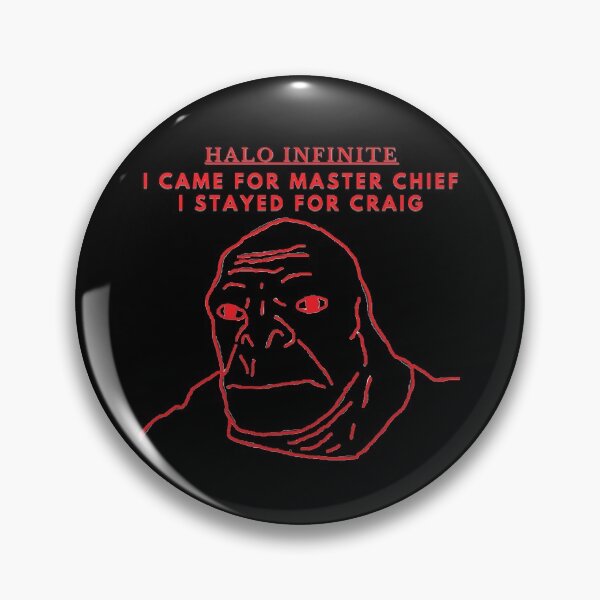 Artikelvorschau, Funny Gamer Halo Meme: Ich bin für Master Chief gekommen, ich bin für Craig geblieben. entworfen und verkauft von LevelUpMerch.