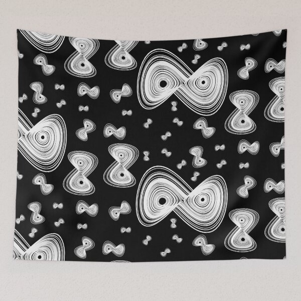 Item preview, Chaotic strange attractor design random - white designed and sold by rahilvalani.