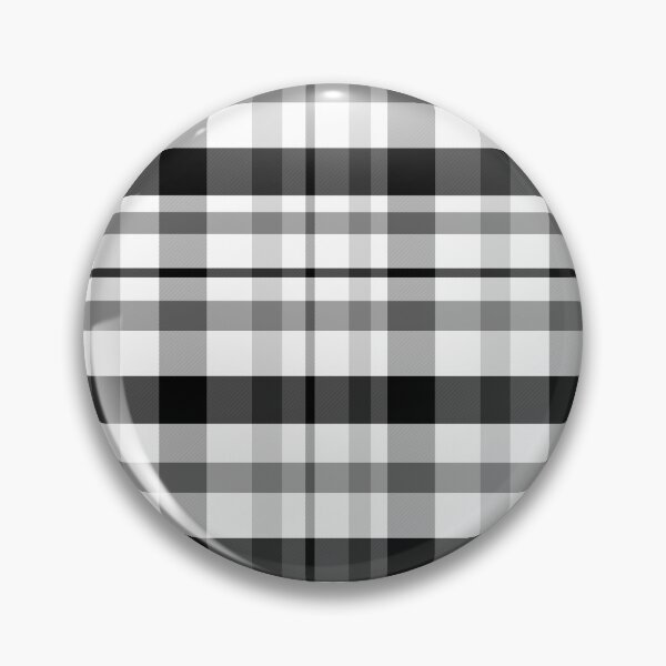Item preview, Buffalo Twill Plaid Black Grey White Stripe Pattern designed and sold by Hanlar.