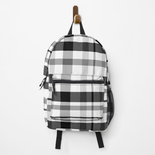 Item preview, Buffalo Twill Plaid Black Grey White Stripe Pattern designed and sold by Hanlar.